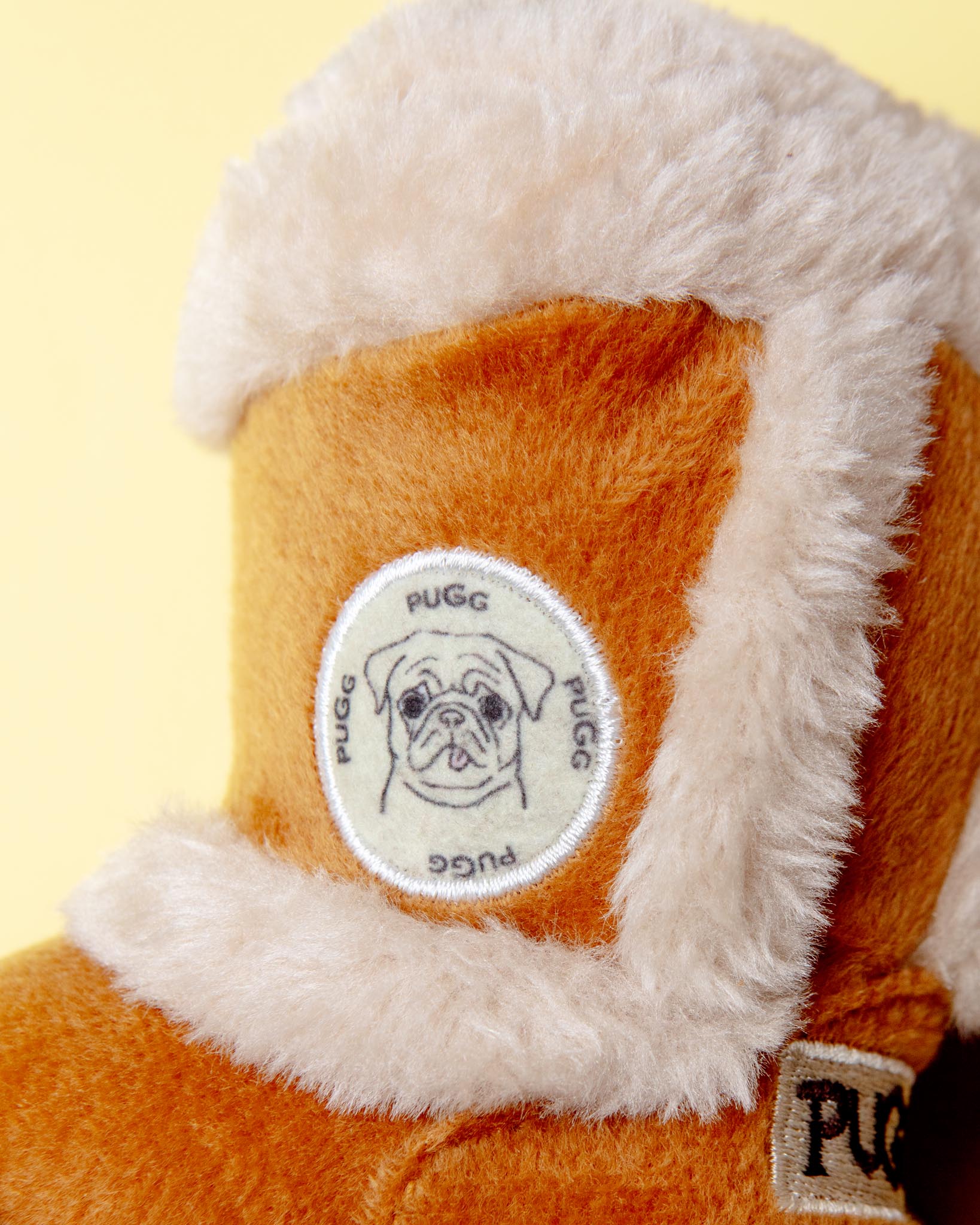 Pugg Boot Plush Squeaky Dog Toy - Image 2