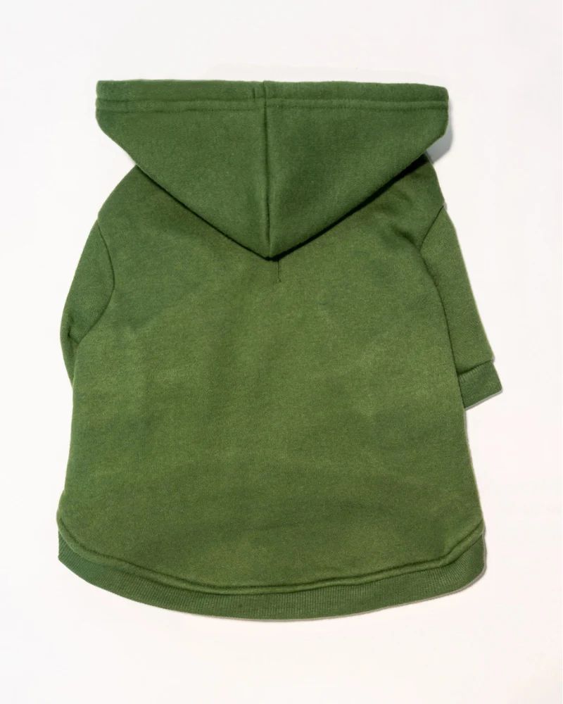 Pullover Dog Hoodie in Green - Image 5