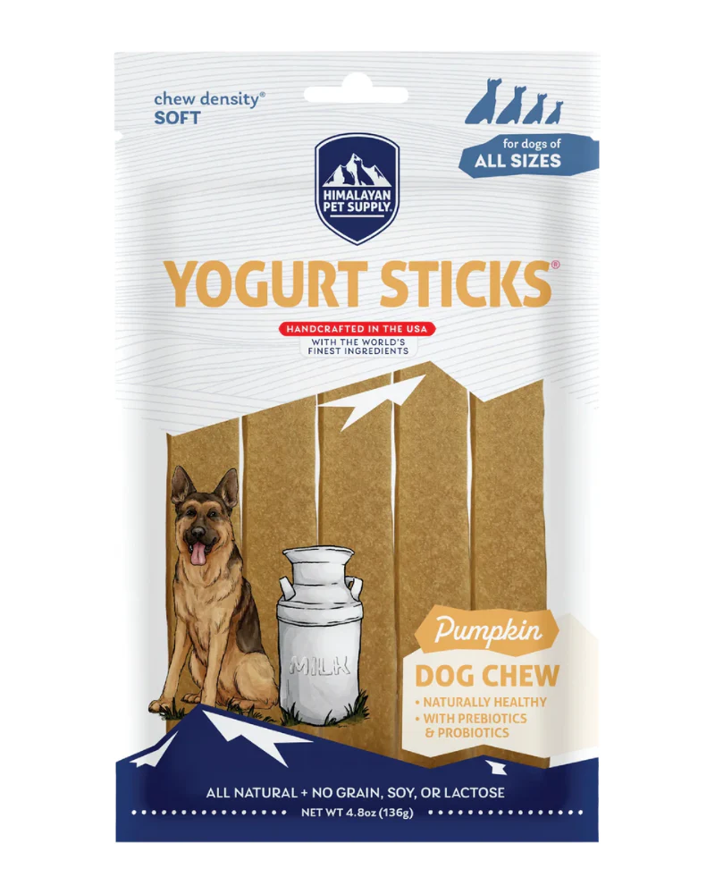 Pumpkin Yogurt Sticks Dog Treat