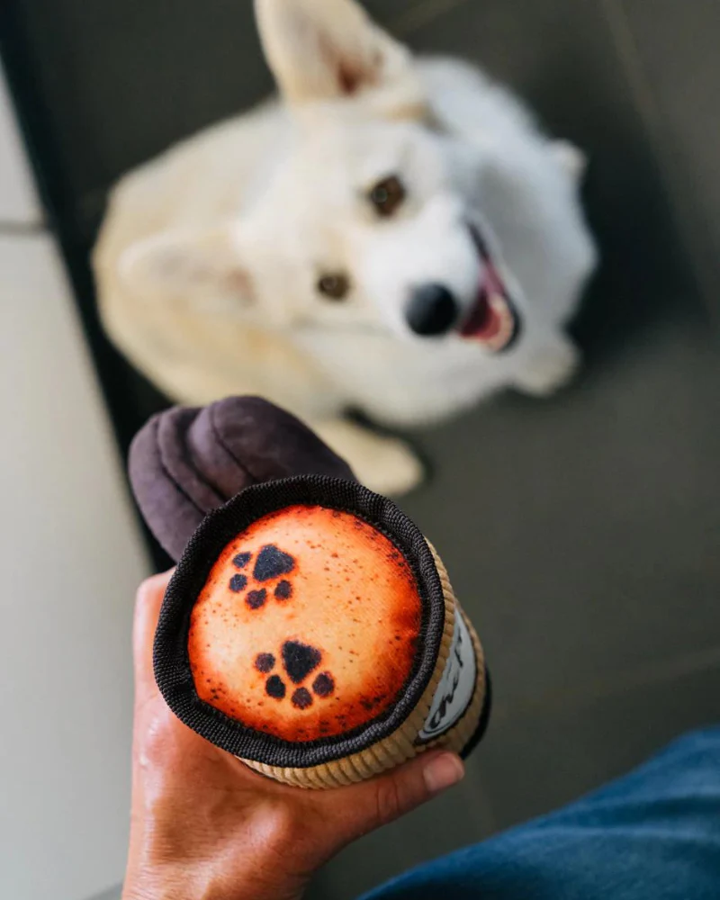 Pup Cup Café Detachable Squeaky Dog Toy (FINAL SALE) - Image 2