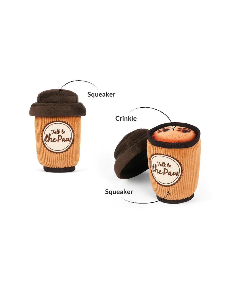 Pup Cup Café Detachable Squeaky Dog Toy (FINAL SALE) - Image 4