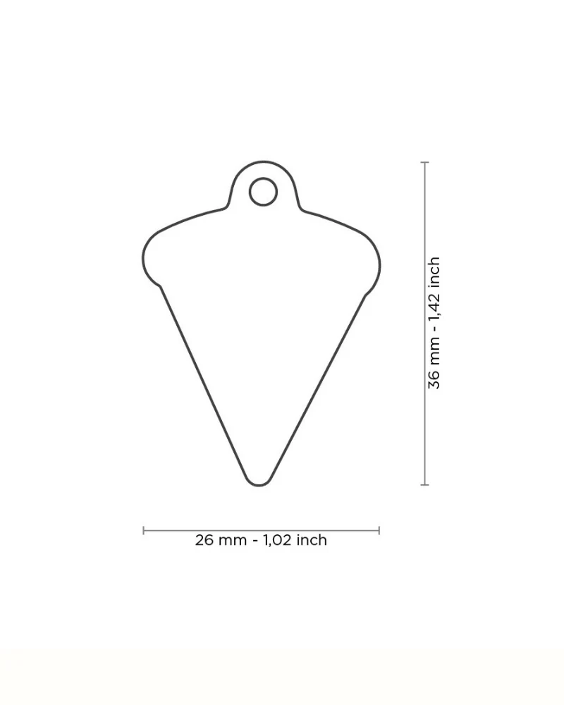 Pupper Pizza Custom Pet ID Tag - Image 2