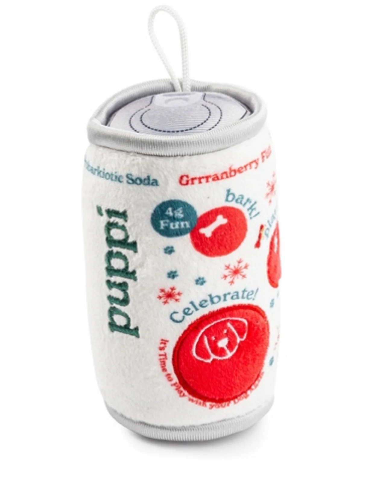 Puppi Grrranberry Fizz Plush Dog Toy - Image 3