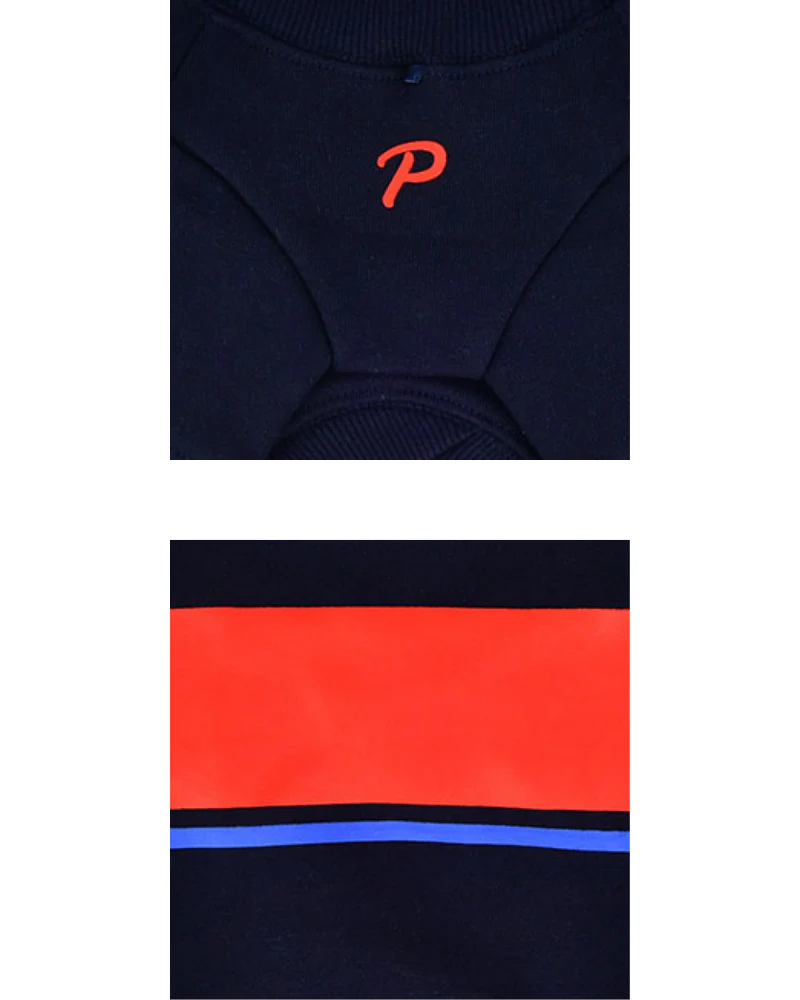 Blaze Long Sleeve Dog Pullover in Navy (FINAL SALE) - Image 5