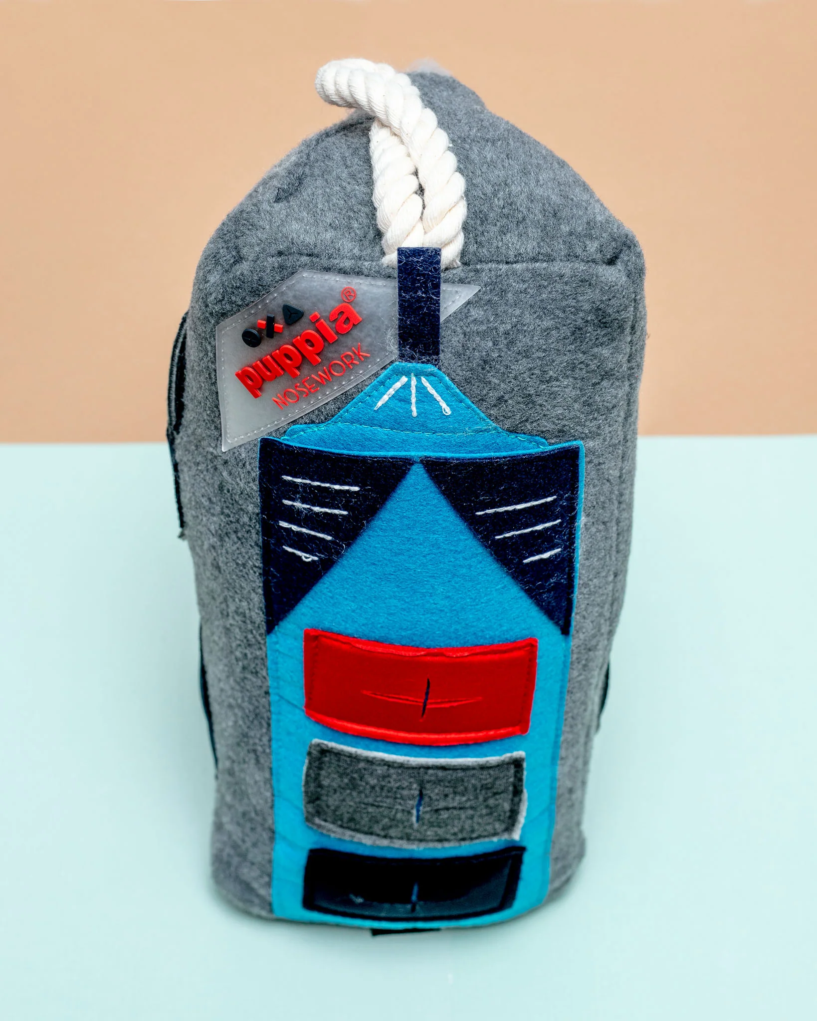 High Rise Interactive Nosework Dog Toy in Grey - Image 5
