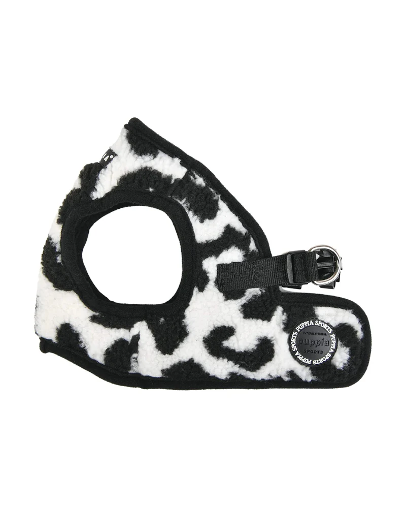 Black + White Fleece Step-In Dog Harness (FINAL SALE) - Image 4
