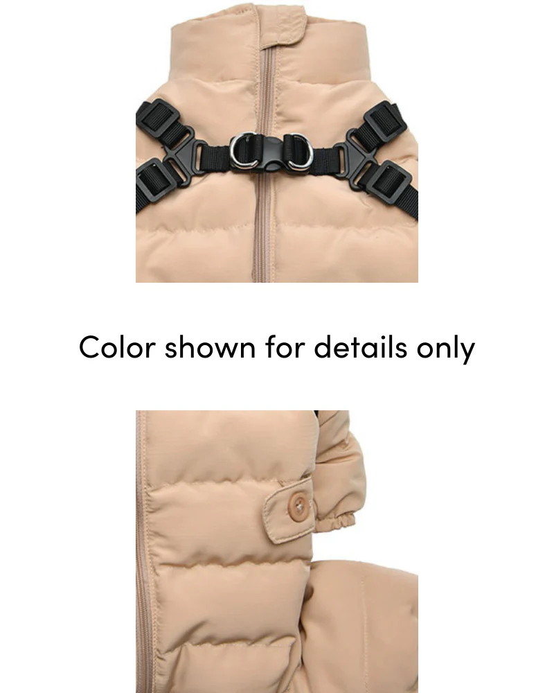 Ultralight Soft Dog Puffer Onesie with Harness (FINAL SALE) - Image 3