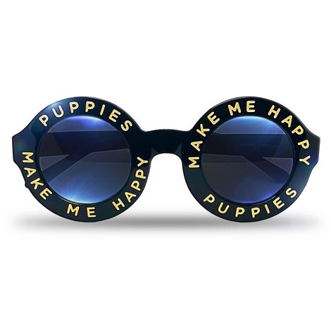 PUPPIES MAKE ME HAPPY | Puppy Vision Sunglasses - Image 2
