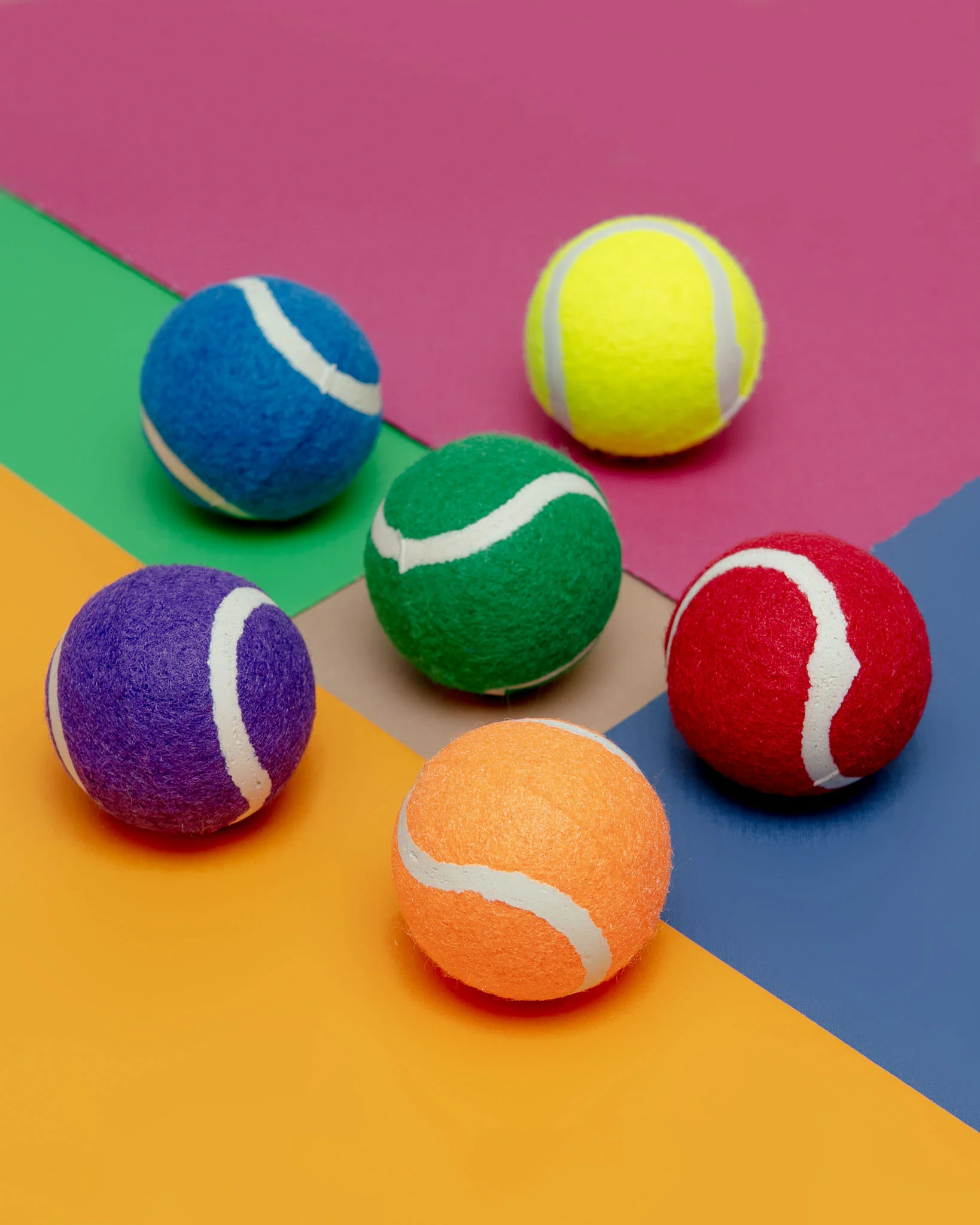 Puppy Pride Tennis Balls - (Set of 6)