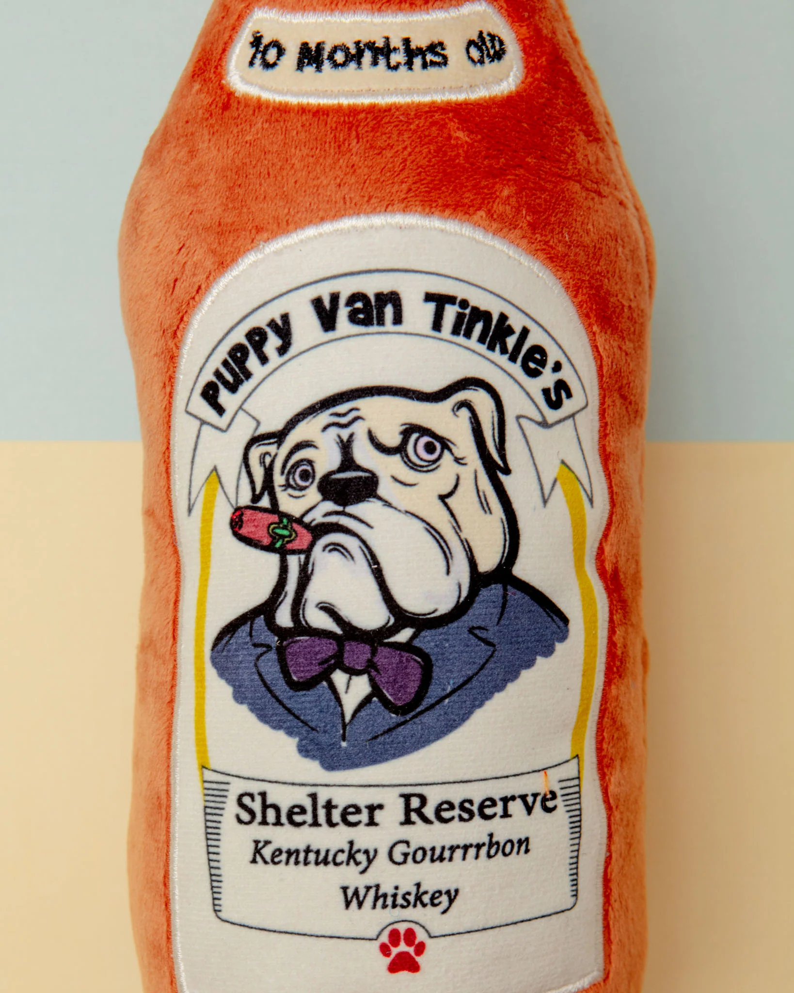 Puppy Van Tinkle's Whiskey Squeaky Plush Dog Toy - Image 4