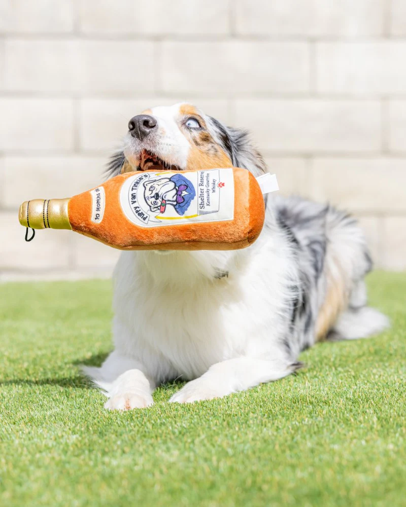 Puppy Van Tinkle's Whiskey Squeaky Plush Dog Toy - Image 7