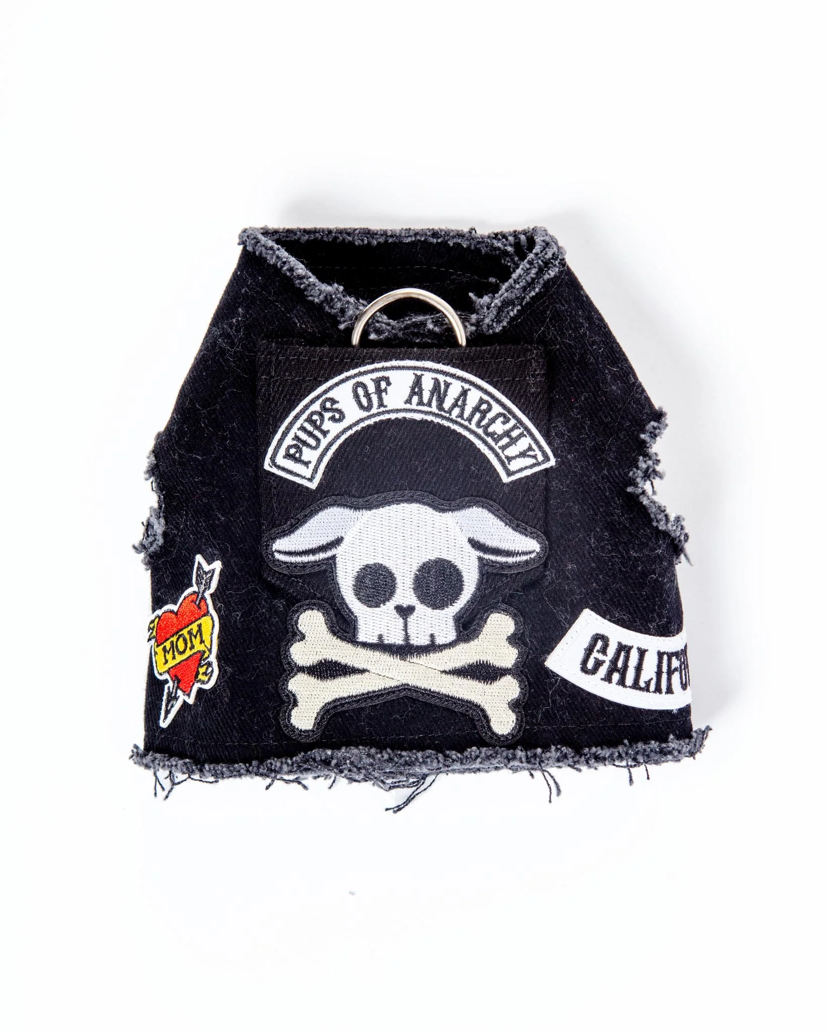 Pups of Anarchy Denim Dog Harness (Made in the USA)