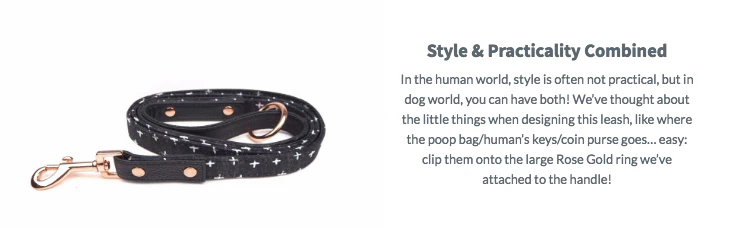 PUPSTYLE | Black Cross City Leash - Image 6