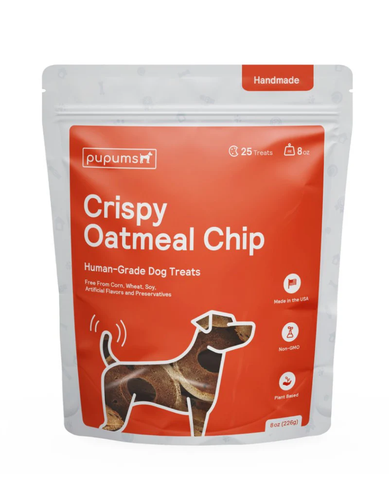 Crispy Oatmeal Chip Dog Treats - Image 3