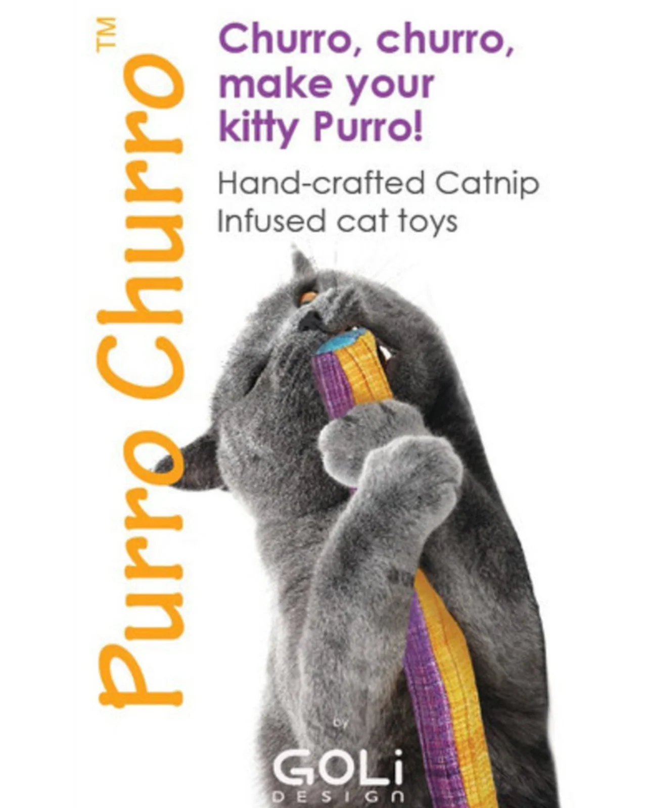 Purro Churro Catnip Infused Cat Toy - Image 4