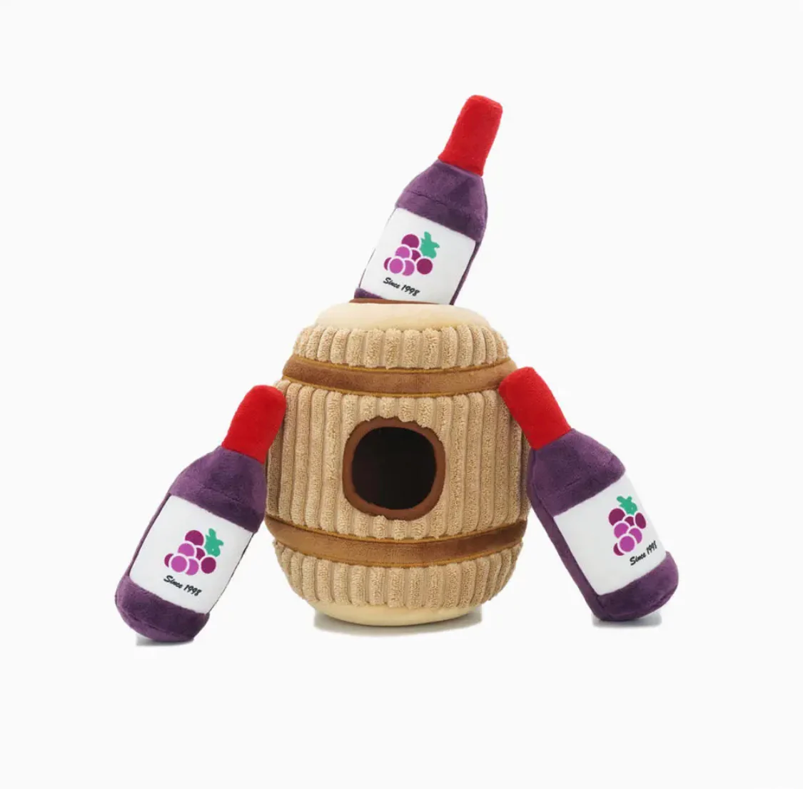 Wine Barrel Puzzle Hunter Interactive Dog Toy - Image 4