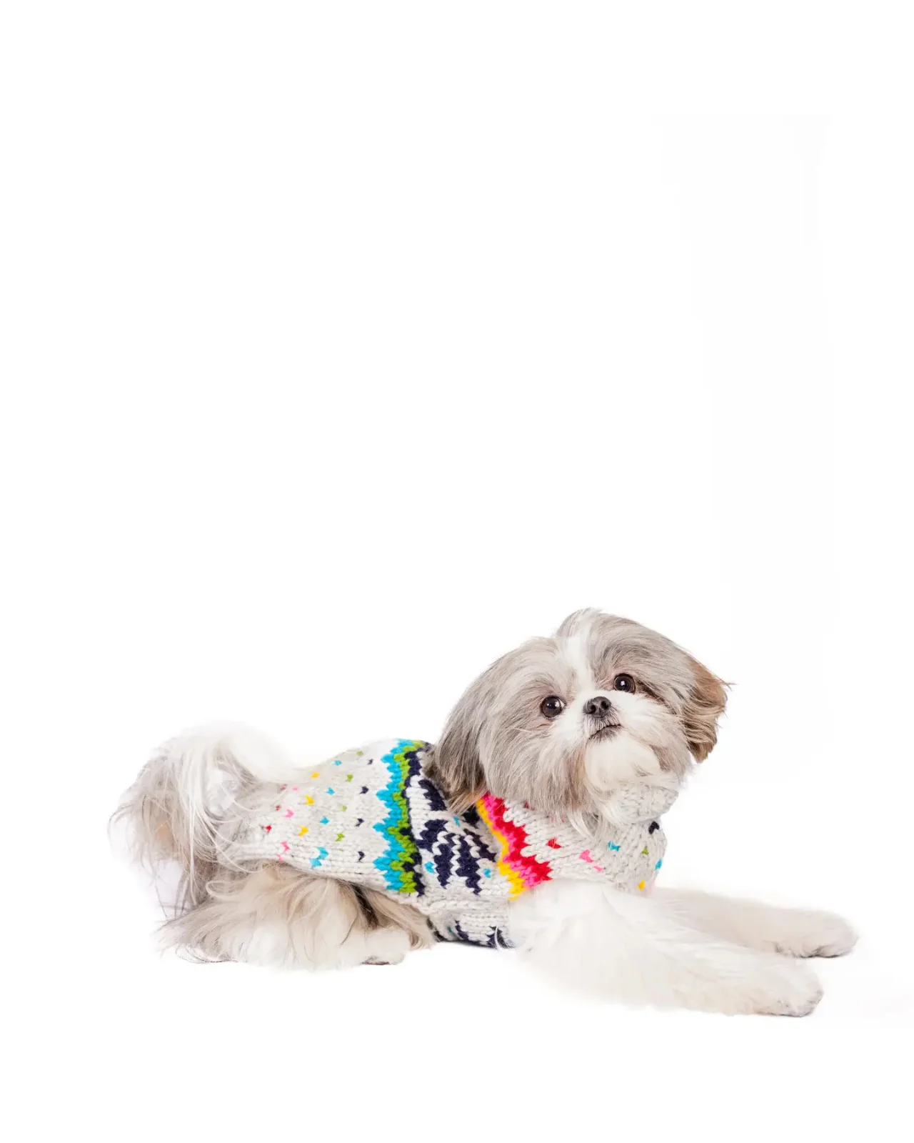 Rainbow Snowflake Wool Dog Sweater (FINAL SALE) - Image 5