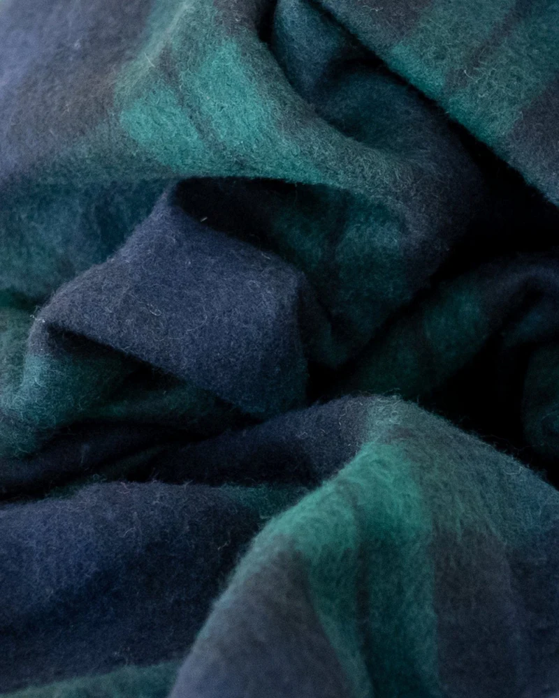 Recycled Wool Pet Blanket in Black Watch Tartan (FINAL SALE) - Image 2