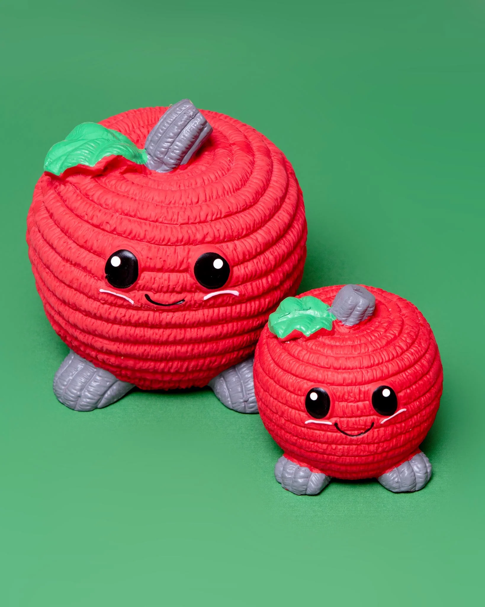 Red Apple Ruff-Tex Latex Dog Ball Toy - Image 2