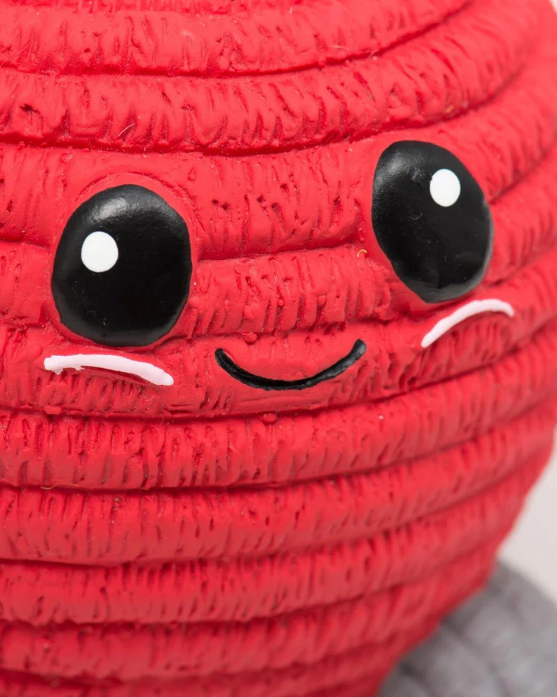 Red Apple Ruff-Tex Latex Dog Ball Toy - Image 4