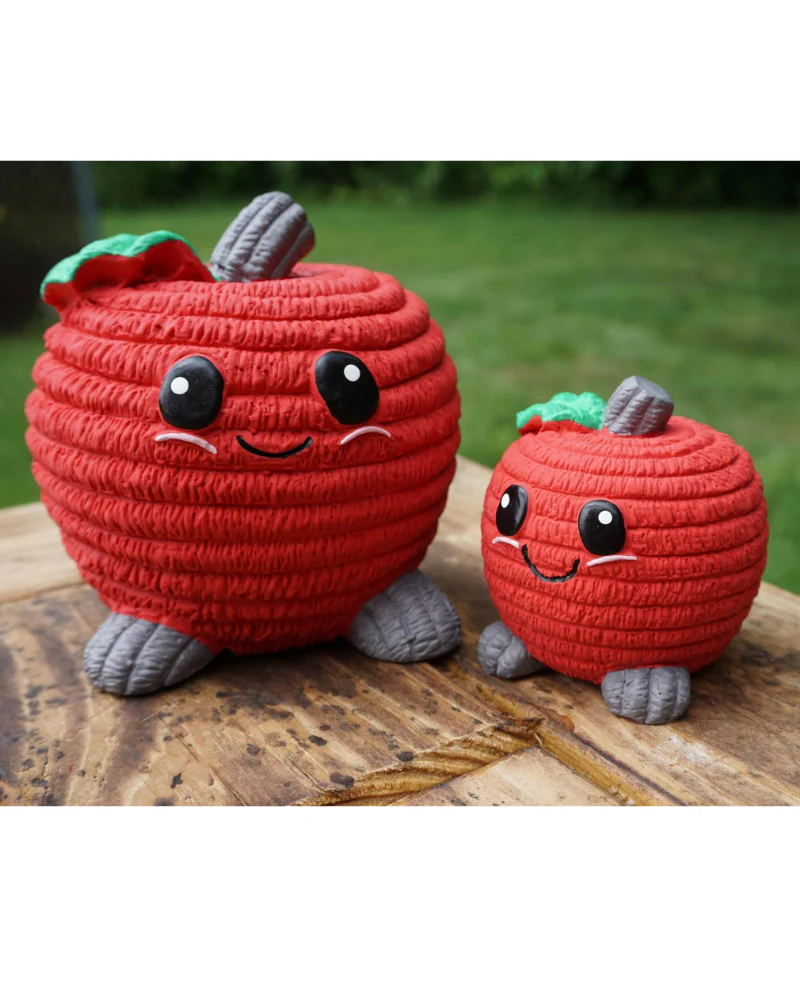 Red Apple Ruff-Tex Latex Dog Ball Toy - Image 9