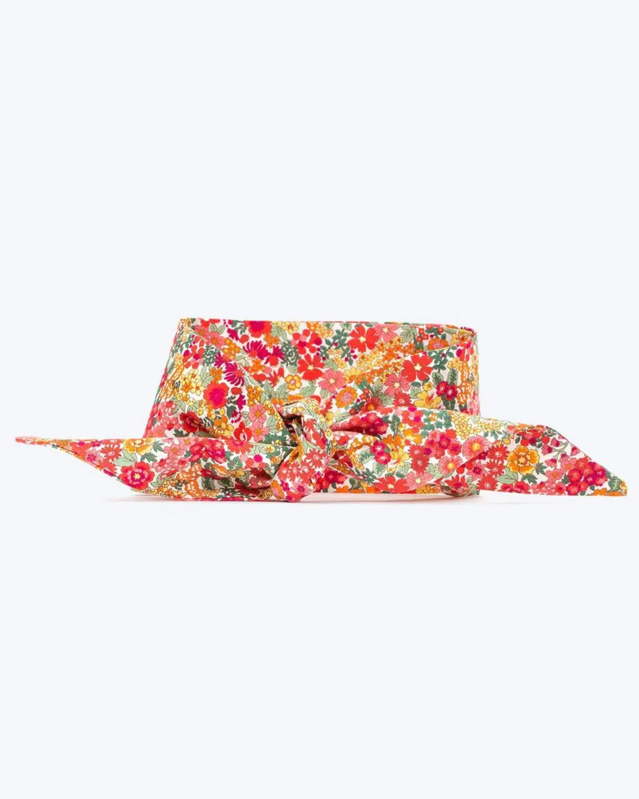 Red Floral Neck Tie (Made in the USA) (FINAL SALE) - Image 2