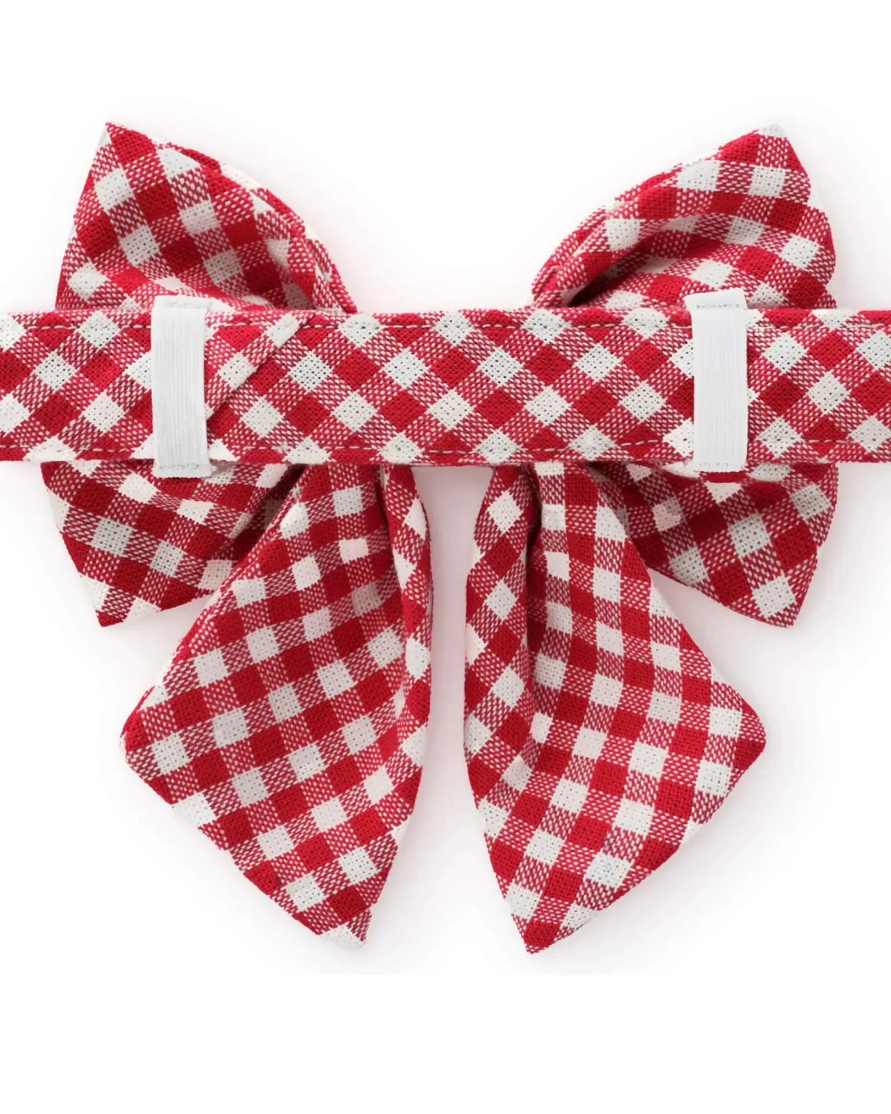 Red Gingham Lady Dog Bow - Image 3