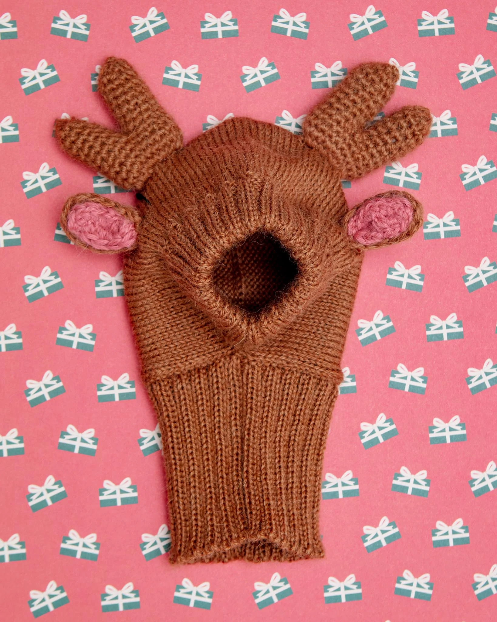 Reindeer Knit Hat for Dogs (FINAL SALE) - Image 2