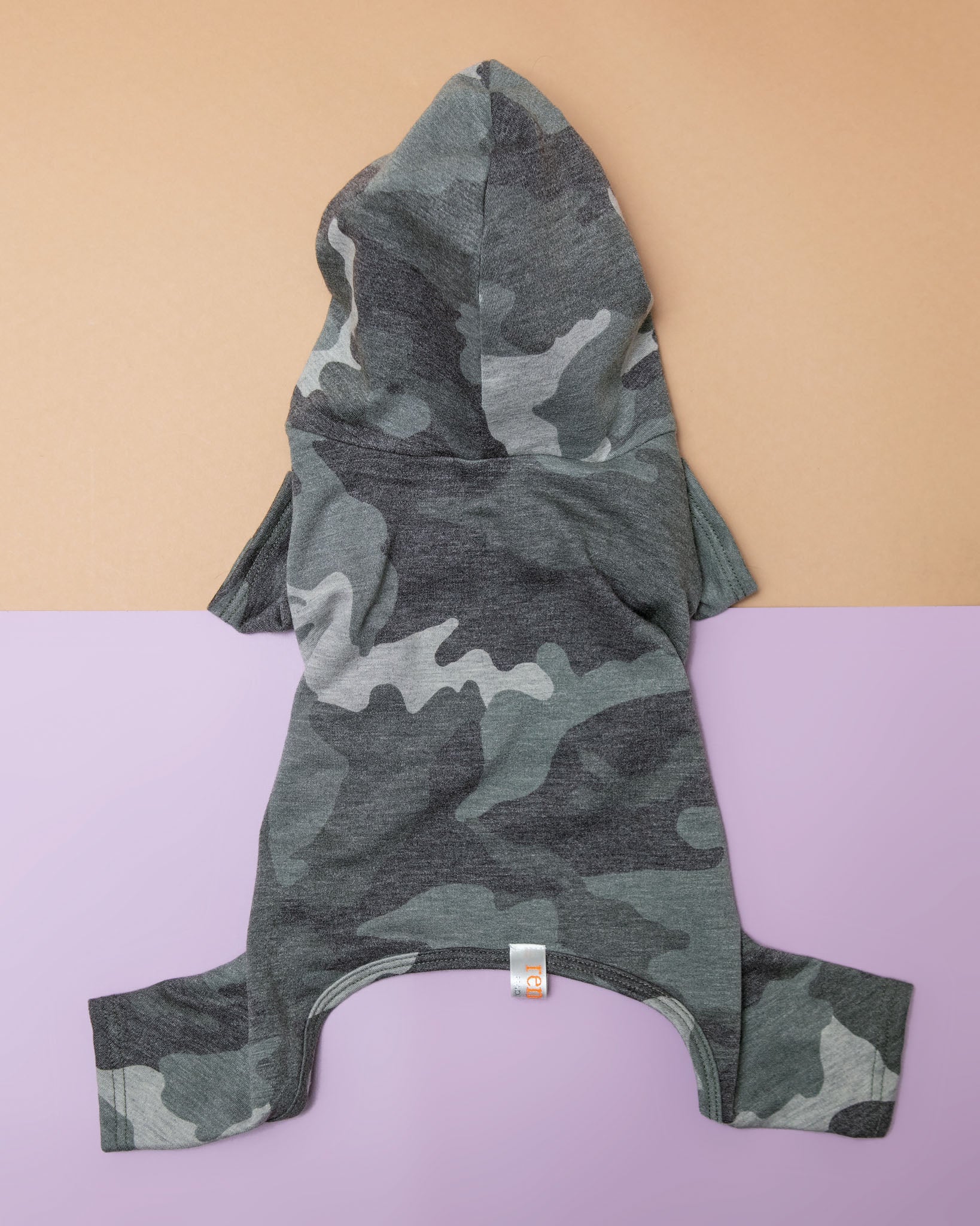 Hooded Camo Dog Onesie (Made in the USA) (FINAL SALE)