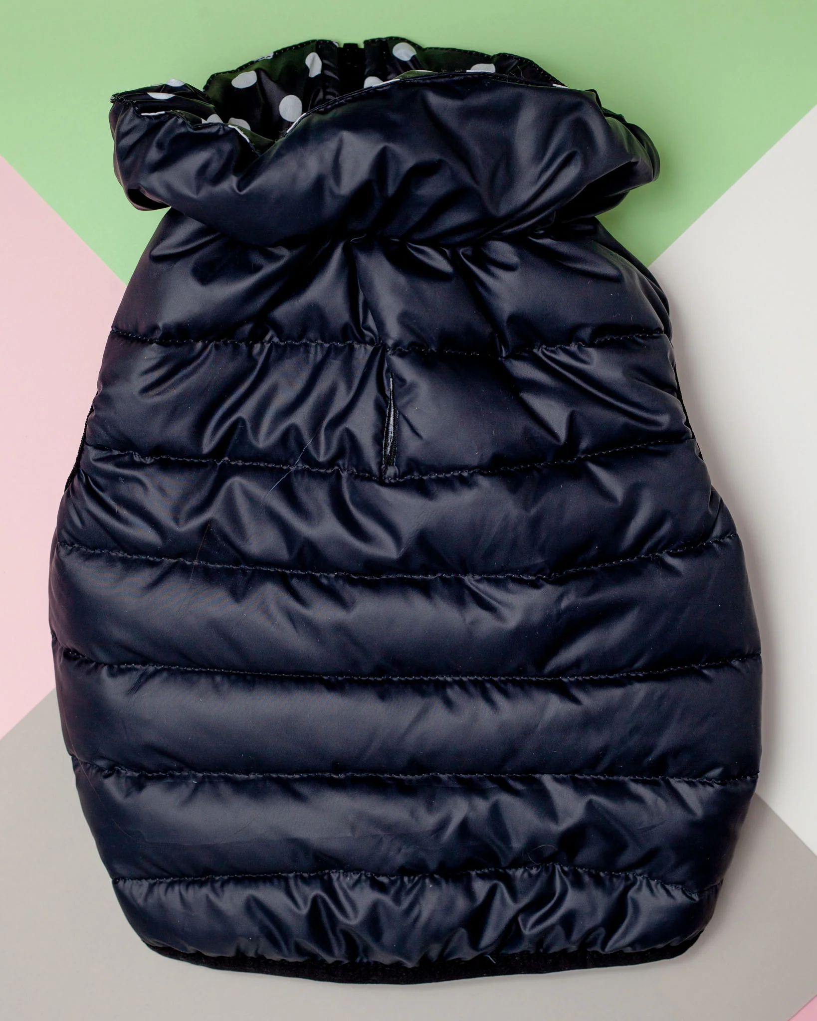 Reversible AiryVest in Black + Black Dot (DOG & CO. Exclusive) (FINAL SALE) - Image 4