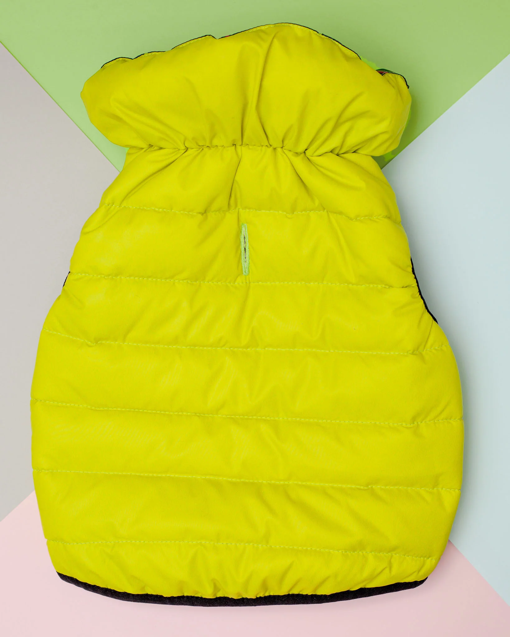 Reversible AiryVest in Hunter Plaid + Neon Yellow (DOG & CO. Exclusive) (FINAL SALE) - Image 3