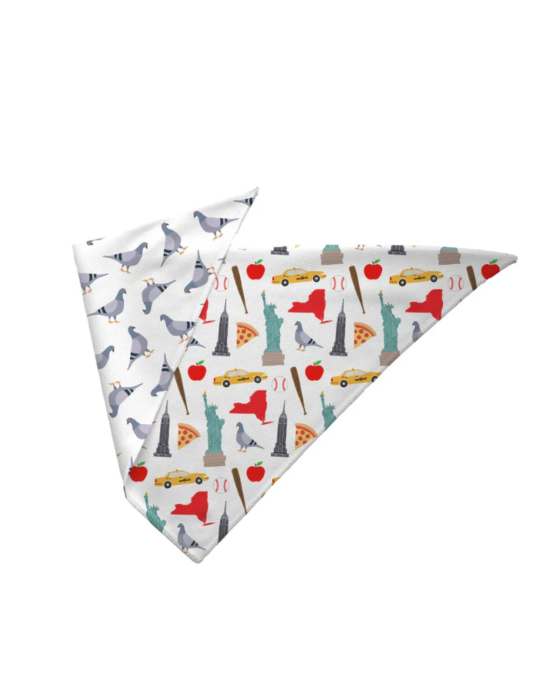 Reversible New York City Dog Bandana (Made in the USA) - Image 2