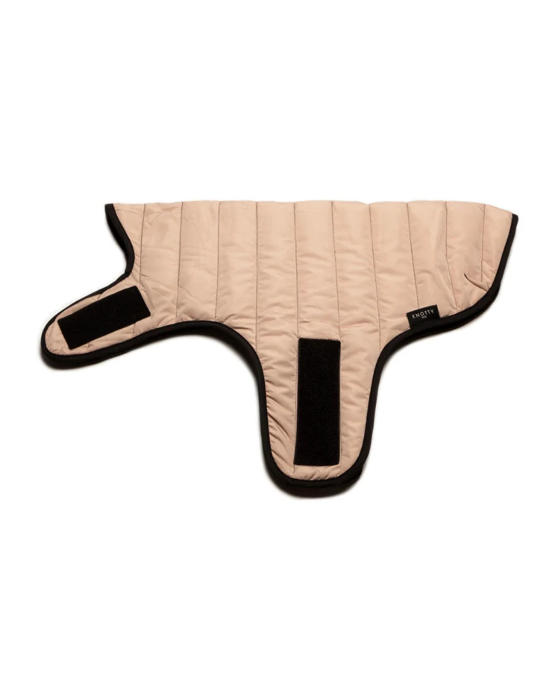 Reversible Puffer Dog Jacket in Black (FINAL SALE) - Image 2