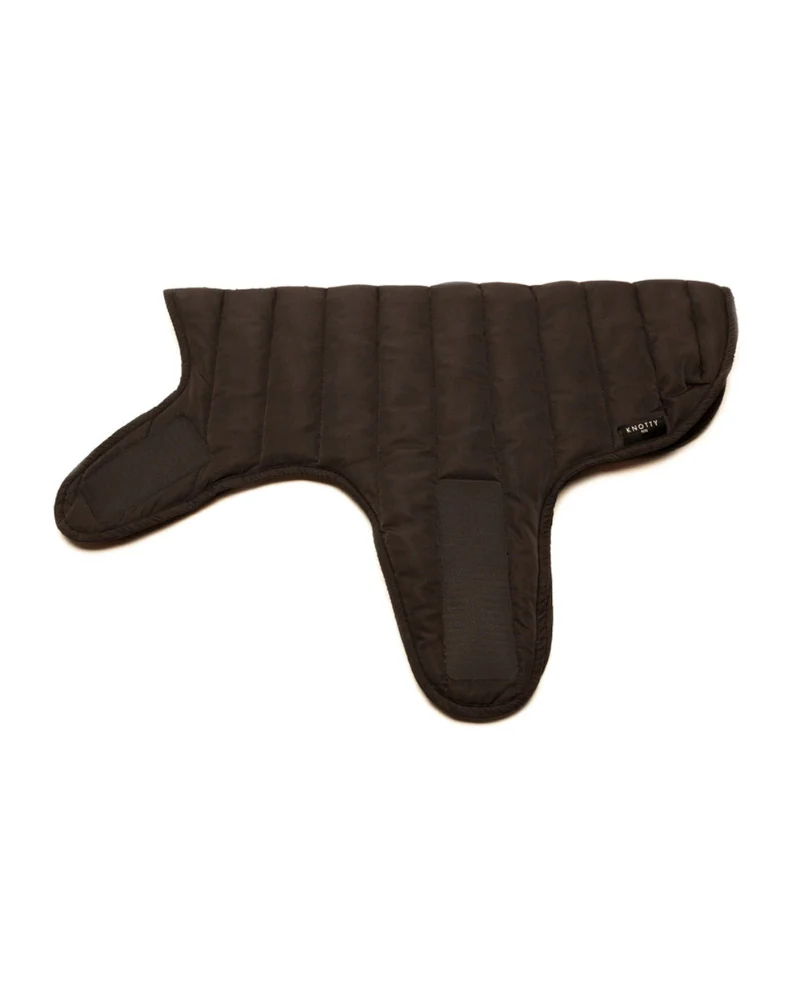 Reversible Puffer Dog Jacket in Black (FINAL SALE) - Image 3