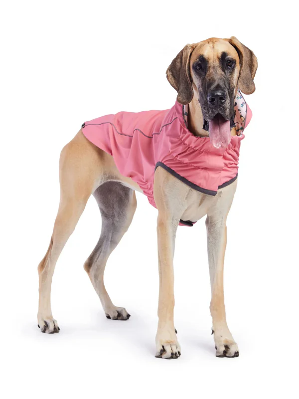 Reversible Waterproof Dog Raincoat in Pink (FINAL SALE) - Image 5