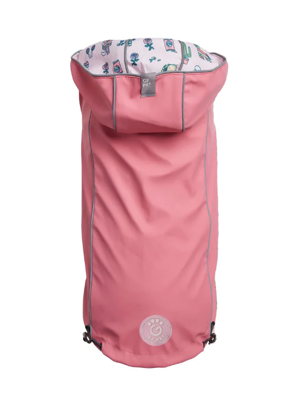 Reversible Waterproof Dog Raincoat in Pink (FINAL SALE) - Image 9