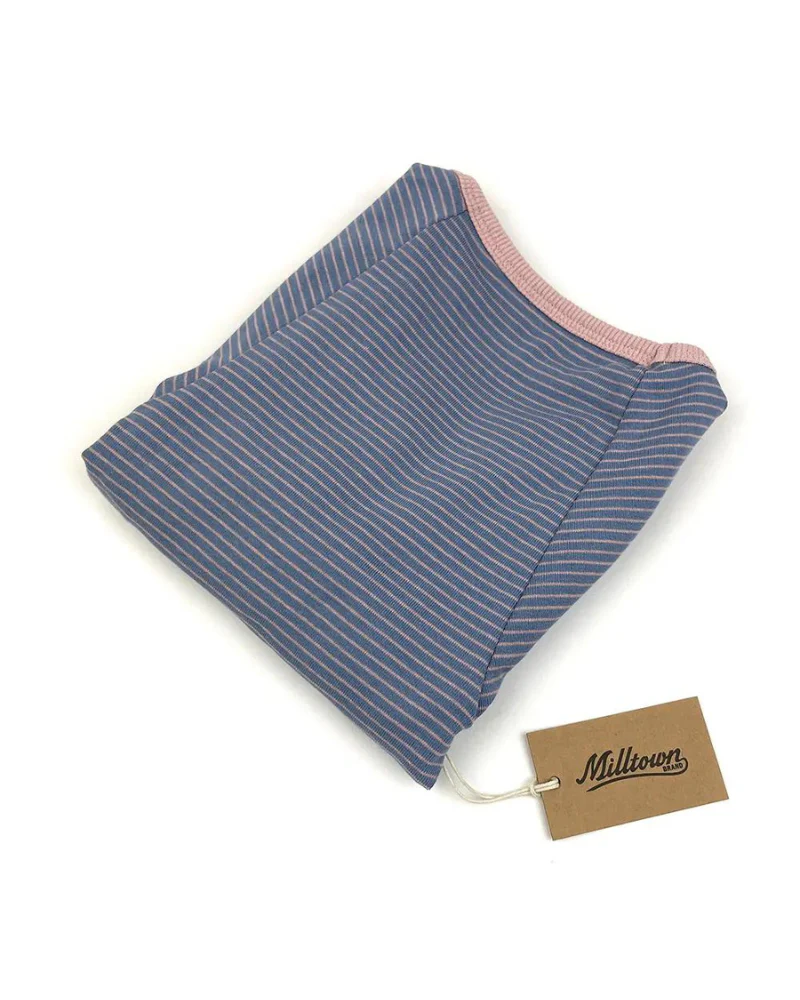 Rib Dog T-Shirt in Baby Blue & Pink Stripe (FINAL SALE) - Image 5