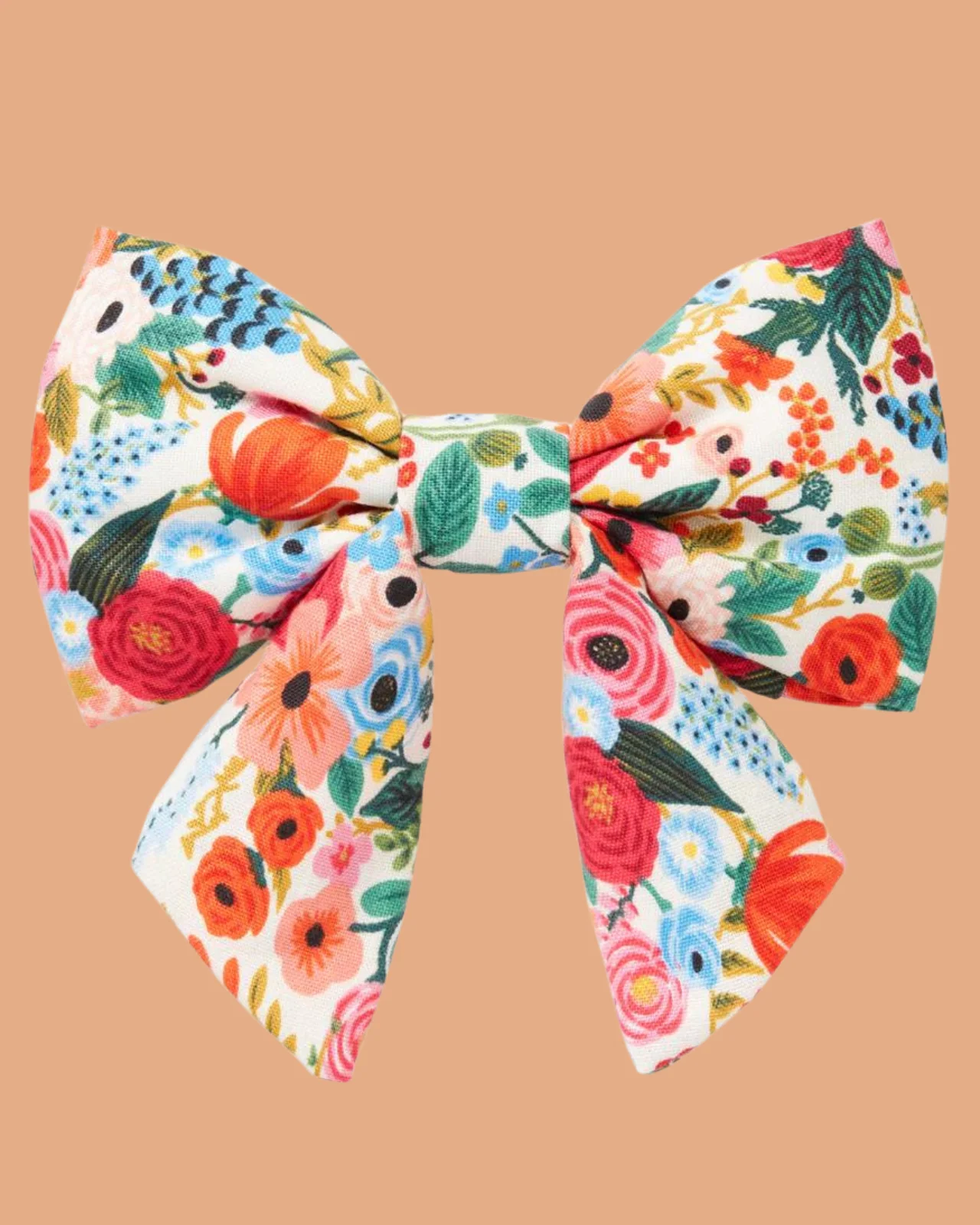 Rifle Paper Co. x TFD Garden Party Spring Lady Dog Bow (Made in the USA) - Image 2