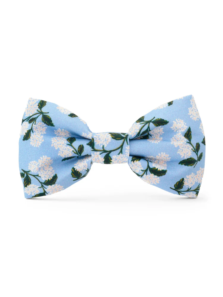 Rifle Paper Co. X TFD Hydrangea Dog Bow Tie (Made in the USA) - Image 2