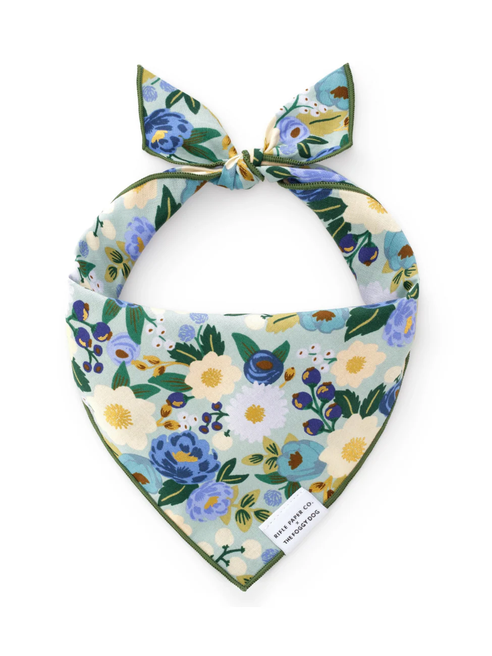 Rifle Paper Co. X TFD Vintage Blossom Dog Bandana (Made in the USA) - Image 2