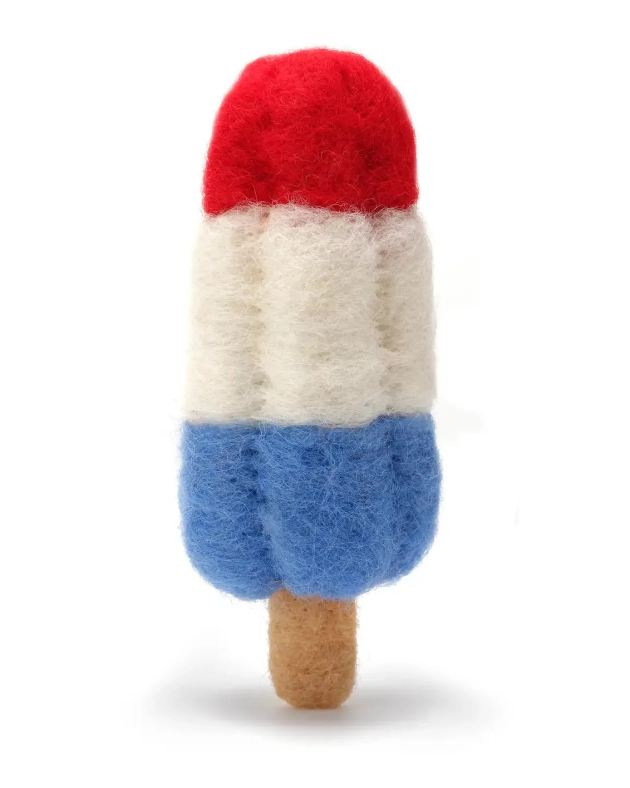 Rocket Pop 4th of July Summer Wool Cat Toy - Image 3