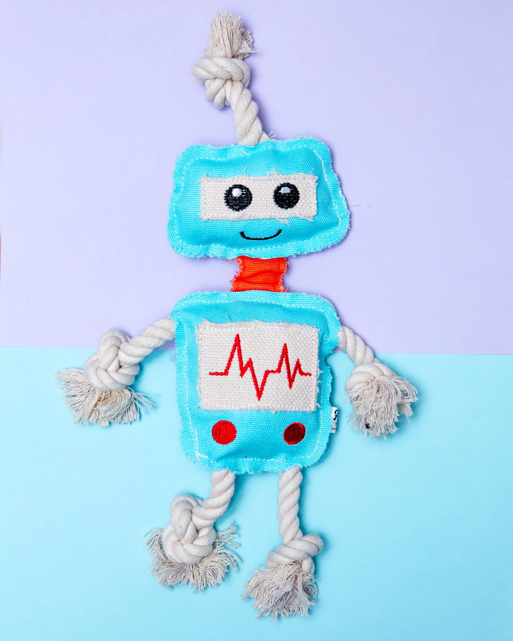 RopeBots Blue Dog Toy