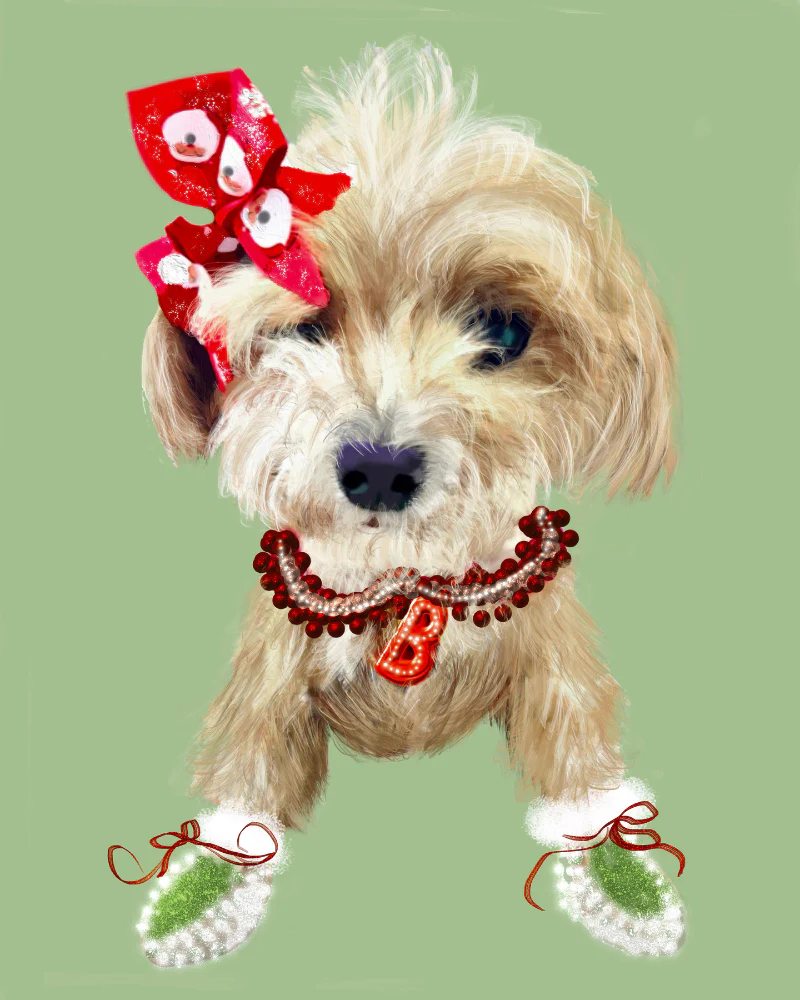 Rory Gevis Holiday Pet Portrait
