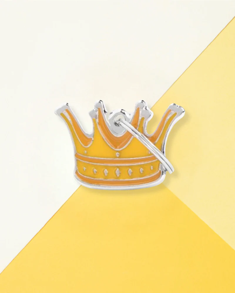 Royal Crown Custom Pet ID Tag