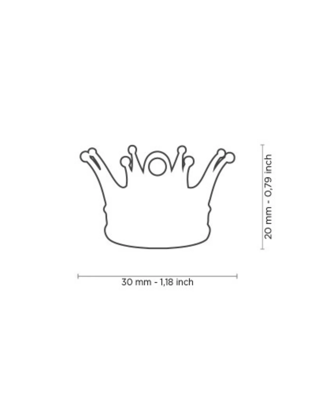 Royal Crown Custom Pet ID Tag - Image 3