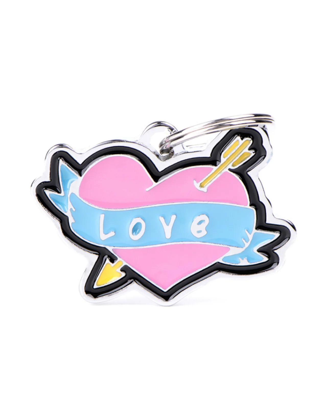 Love Struck Custom Heart Pet ID Tag - Image 3