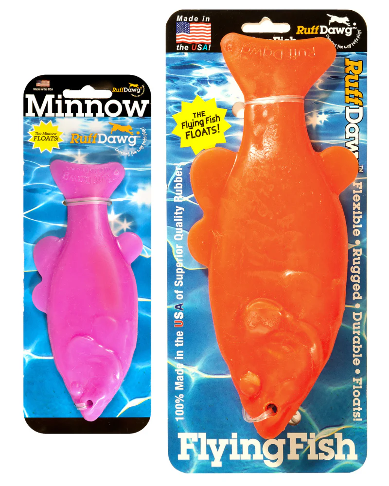 Rubber Fish Floating Dog Toy (Made in the USA) - Image 5