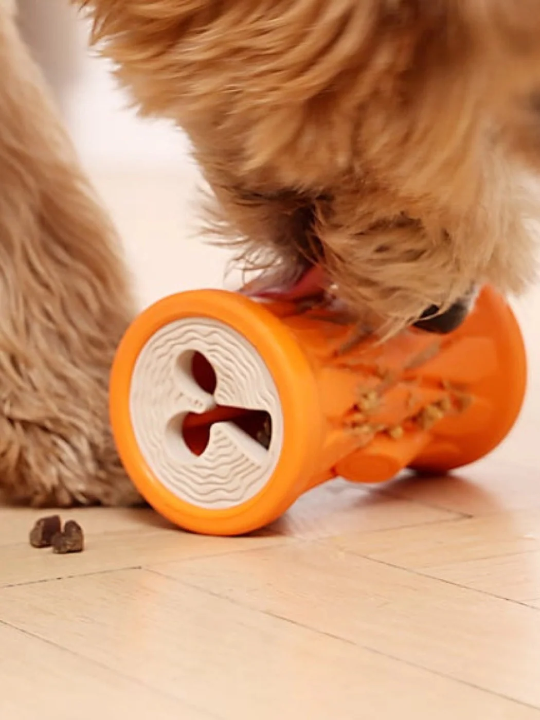 Rubber Tree Trunk Dog Treat Toy