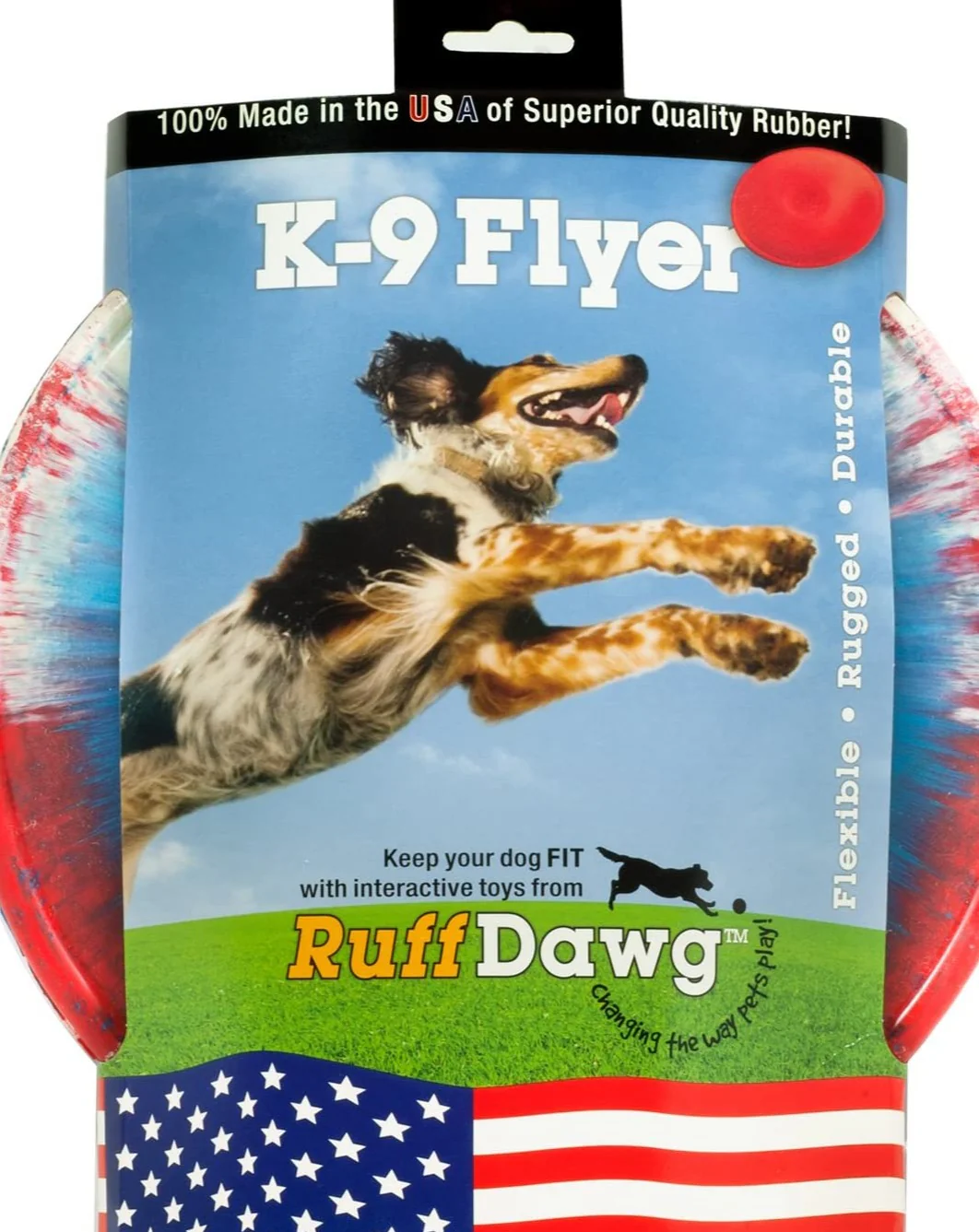 K9 Flyer Fetch Dog Toy (Made in the USA) - Image 6