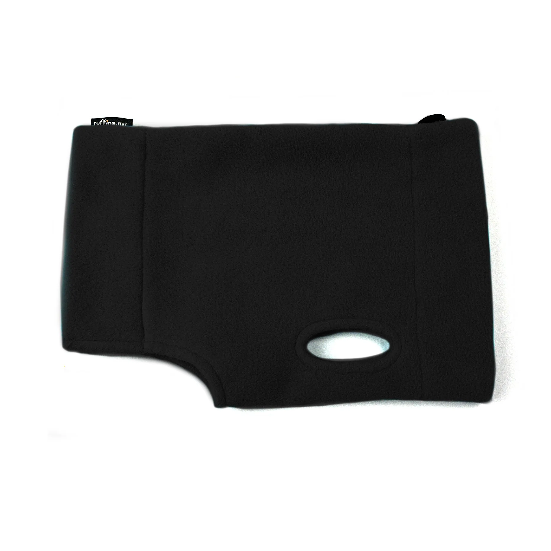 RUFFINA.NYC | The Bood Fleece in Black - Image 2